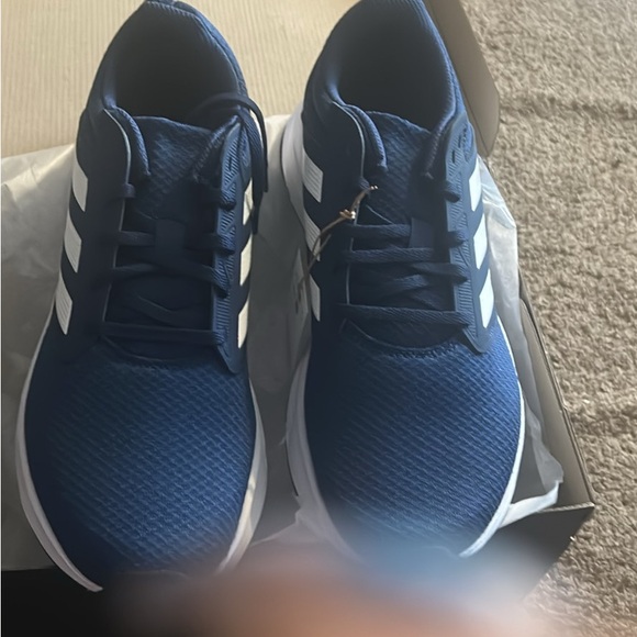 Adidas Galaxy Blue Sneakers with White Stripes - Picture 5 of 5